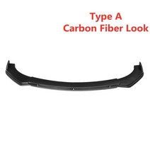 분리형 자동차 앞 범퍼 스플리터 립 스포일러 바디 키트 디퓨저 BMW F10 M3 E39 E46, 02 A-Carbon Fiber Look
