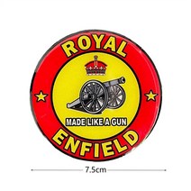 로얄 엔필드 메탈 소프트 리플렉스 스티커 빈티지 로고 드레스업 튜닝 파츠, B타입 리플렉스 입체젤리 7.5CM원피스