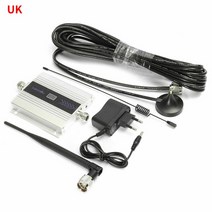 풀 세트 2G/3G/4G GSM 900 Mhz 리피터 3G Celular 휴대 전화 신호 부스터 MHz 증폭기 안테나, 03 영국 플러그