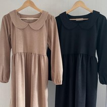 와플 빅사이즈 원피스 여성의류 카라 211N621S 둥근