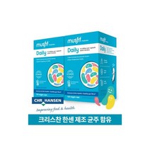 머스핏 유산균 데일리 크리스찬한센 특허유산균 균주 알약유산균 55억 120베지캡슐 2개세트