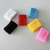 통기성 테니스 아대 스포츠 손목밴드 1P 땀흡수