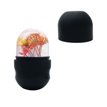 피부 홈케어 얼굴 리프팅 마사지 기구 기계 Face Ice Cube Mold Skin Care Beauty Fine Line Eye Facial Icing Rolling Mould, [07] B Black