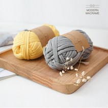 마크라메 재료 실 패브릭얀 16컬러 코바늘 가방뜨기 코바늘실, 블루