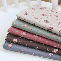 면20수평직 - 로맨틱한 쉐비로즈플라워 5color / 침구류 홈패션 인테리어 소품, 브라운