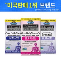 [대량세트] 가든오브라이프 500억 프로바이오틱스 유산균, 남성용 6병