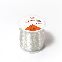 스판줄 0.8mm 100m 우레탄줄 늘어나는줄 목걸이 팔찌만들기 공예재료 꾸미기재료