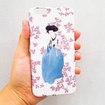 [무광] 신윤복 미인도 패턴 케이스 명화 케이스, 갤럭시S8+, 선택옵션