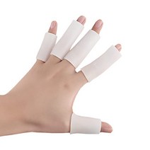 뚫려있는 손가락보호대 5P 실리콘슬리브 관절 운동 작업