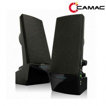 캐맥 엠프 내장형 2채널 멀티미디어 스피커(CMK-858II) /BK, 상세페이지 참조