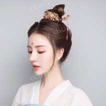 한복머리장식 올림머리비녀 옥비녀 뒤꽂이 전통
