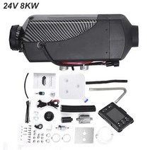 자동차 자동차무시동히터 5000W 주차 LCD 에어 디젤 2V/24V 저소음 트럭/캠퍼 밴/보트/버스용, 10 24V 8KW