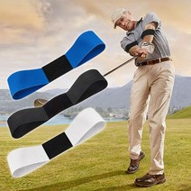 바이온 골프 치킨윙 방지 암밴드 자세교정 팔교정 다운스윙 평행선 연습 골프연습기 아마추어 스윙연습기 골프스윙자세 골프배우기 실내골프용품, 화이트
