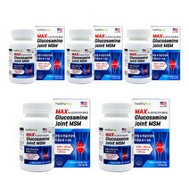 MSM 식이유황 엠에스엠 글루코사민 1500mg 조인트 MSM1500 초록입홍함 상어연골 식약처인증 건강기능식품, 비타그린, 5개, JOINT MSM 1800mg / 60정