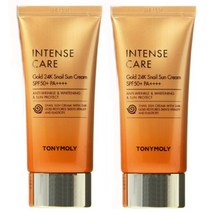 토니모리 인텐스 케어 골드24K 스네일 선크림 2개세트 (50ml+50ml)