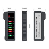배터리 충전 성능 체크 점검 수리 자동차 오토바이 트럭에 대 한 12V LED 디지털 배터리 발전기 테스터 레, 한개옵션0