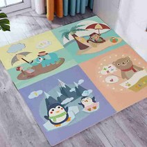 브이토리 EVA픽처퍼즐매트 미끄럼방지 매트 바닥 발판 패드, 키재기 / 60cmx60cm