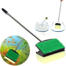 조류 클리너 청소 스크레이퍼 47cm 수족관 브러쉬 스폰지 물고기 탱크 스테인레스 스틸 손잡이 도구 용품 액세서리, 01 Algae Scraper