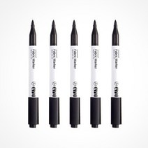 패브릭마카 글라스펜 윈도우마카 유리에쓰는펜 검정5p, 단품, 단품