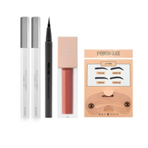 메이시크 3D 핑거팁 타투 아이브로우 틴트 2p + 샤프핏 이지 펜라이너 + 블러리즘 베이크 틴트 + 아이브로우 가이드 세트, 5세트, 다크브라운(브로우)/딥블랙(라이너)/탠저링푸딩(틴트)