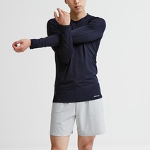 (보경샵) 남성 기능성 긴팔티 언더레이어 이너웨어 스포츠용 야외 축구 헬스 런닝 등산 낚시 트레이닝복 100% 국내생산 노스텔지어 로고