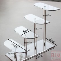 아크릴진열대 받침대 선글라스 보관 스탠드 진열대 거치대 아크릴 피규어, 사층