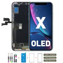 휴대폰 호환 액정수리 LCD교체 ed screen for iphone x xs xr 11 12 lcd display for iphone 11 pro xs max 터치 스크린, 12 미니 인셀