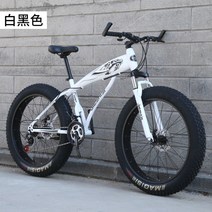 카본자전거 mtb 산악용자전거 광폭 티타늄자전거, 27단, 24inch, 04.화이트블랙