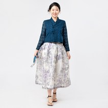 3134 수채화 물모시 저고리 허리치마 세트 생활한복