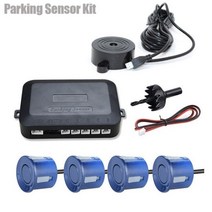 Risingon-12V 22mm 주차 센서 키트 범용 4 부저 역방향 백업 레이더 사운드 경고 표시기 프로브 시스템, 05 Blue