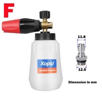 우레탄폼건 폼건 셀프세차 폼건 우레탄 압력 와셔 foam gun cannon 1 liter bottle carwash foam sprayer for karcher bosch, f