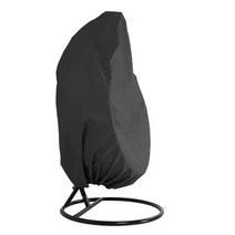 나무그네 원목 그네벤치 매달린 계란 의자 커버 야외 스윙 방수 방진 지퍼 210D 옥스포드 패브릭 정원 보호대, [01] Black