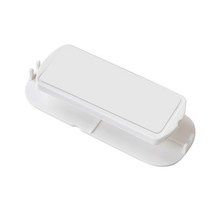 1Pcs 소켓 리테이너 벽 마운트 스티커 펀치없는 플러그 픽서 자기 접착 해결사 케이블 와이어 주최자 원활, White