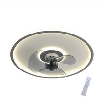 Xavier LED 실링팬 조명 화이트 고급 스마트 선풍기팬등 리모콘 거실등 천장형 팬조명, 50cm, 블랙