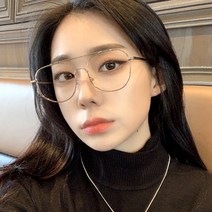 남자 여자 복고 레트로 느낌 블랙 골드 실버 그레이 보잉 투브릿지 안경