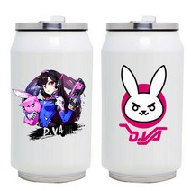 [BTM]오버워치 디바DVA 스텐 콜드컵/스텐컵/캔컵, 500ml, 01