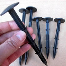KINGLAKE 30 Pcs 6.3 Inches Plastic Tarp Stakes Anchors Sturdy Plastic Stakes for Keeping Garden Nett, 1