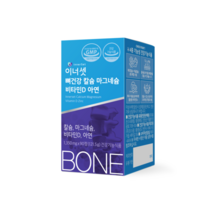 이너셋 뼈건강 칼슘 마그네슘 비타민D 아연 121.5g, 90타블렛, 3박스