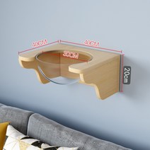 럭셔리 단단한 나무 고양이 벽 교수형 고양이 등반 프레임 벽 점프 플랫폼 발판 등반 사다리 나무 벽 고양이 가구, R