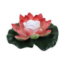 18/28cm 인공 부동 연꽃 태양 전원 야간 조명 LED 에너지 절약 램프 정원 수영장 연못 분수 장식, 03 Red 18cm