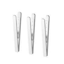 이케아 KUNGSFORS 쿵스포르스 스테인리스 자석 집게 클립 3개 세트, 903.349.28