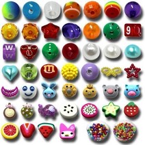 벨라몰/ 슬라임재료//구슬비즈꿰기//, 통 투명이중 미러볼 10mm