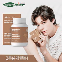 웰핏 발효율피 추출물 프리미엄정 600mg 60정, 4개월분(120정)