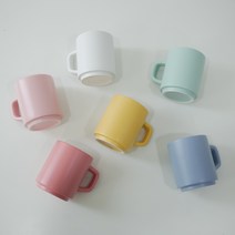솜키스트 색종이 무광 머그컵 350ml, 1개입, 민트