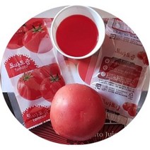 토마토즙45팩(120ml) 자연그대로 통채로 갈아만든 진액 석류즙, 토마토즙45팩