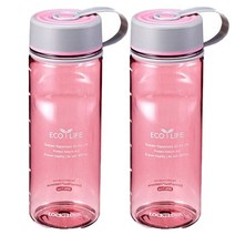 일루몬트 (1+1) 비스프리 락앤락 투톤 스파우트 물병 650ml, (핑크+핑크)