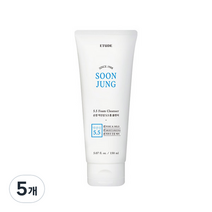 에뛰드하우스 순정 약산성 5.5 폼 클렌저, 150ml, 5개