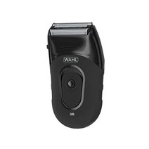 WAHL 왈 클리퍼 바리깡 소형 충전식 리튬 이온 면도기 키트(위생적인 헹굼 가능 호일 포함) 및 얼굴 윤곽에 따라 움직이는 이중 유연한 호일이 포함된 커터 바 7065