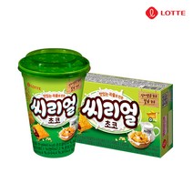 롯데제과 씨리얼 초코 42g / 89g 크런키 곡물초코과자 식이섬유 칼슘함유, 씨리얼컵89g