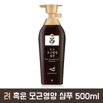 려 함빛(손상윤기케어 발효동백오일)/흑운(모근영양 검정콩추출물) 샴푸 500ml 택, 흑운(모근영양)